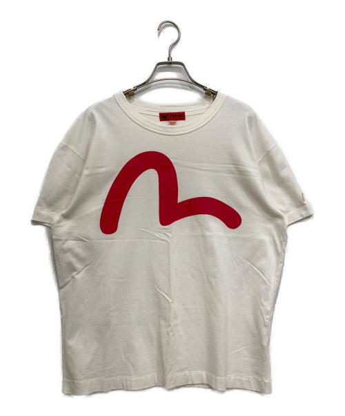 YAMANE（ヤマネ）YAMANE (ヤマネ) プリントTシャツ ホワイト サイズ:SIZE42の古着・服飾アイテム