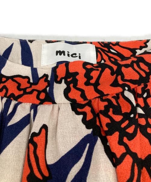 mici（ミチ）mici (ミチ) フラワーラップスカート ホワイト サイズ:Sの古着・服飾アイテム