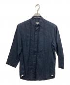 Massimo d'Augustoマッシモダウグスト）の古着「リネンシャツ」｜ネイビー