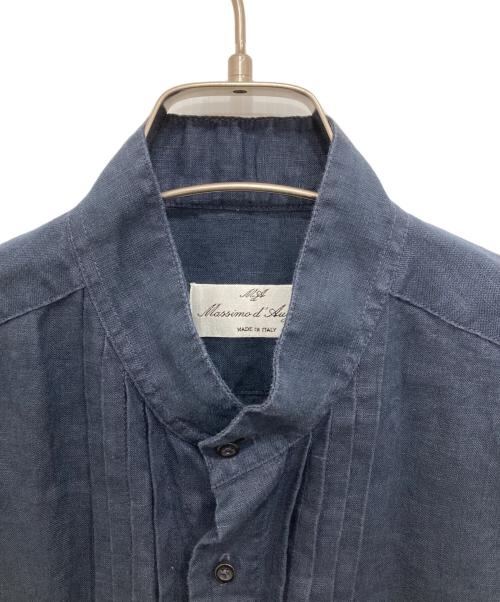 Massimo d'Augusto（マッシモダウグスト）Massimo d'Augusto (マッシモダウグスト) リネンシャツ ネイビー サイズ:Lの古着・服飾アイテム