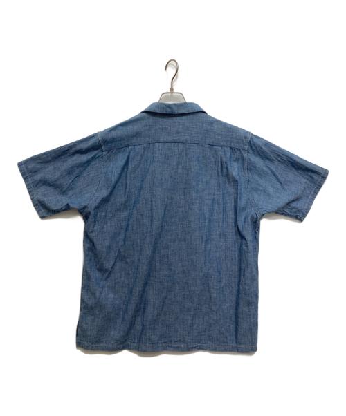 BIG YANK（ビッグヤンク）BIG YANK (ビッグヤンク) 半袖シャンブレーワークシャツ スカイブルー サイズ:Mの古着・服飾アイテム