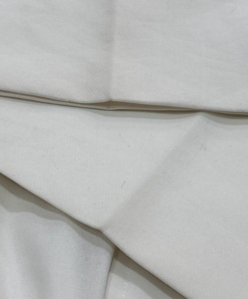 ENFOLD（エンフォルド）ENFOLD (エンフォルド) CROPPED WIDE-TROUSERS ホワイト サイズ:SIZE38の古着・服飾アイテム