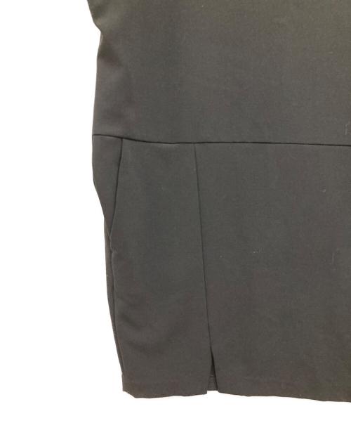 ENFOLD（エンフォルド）ENFOLD (エンフォルド) コクーンワンピース ブラック サイズ:38の古着・服飾アイテム