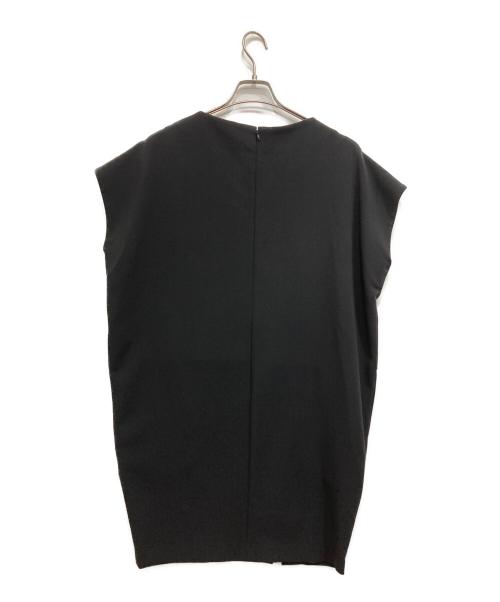 ENFOLD（エンフォルド）ENFOLD (エンフォルド) コクーンワンピース ブラック サイズ:38の古着・服飾アイテム