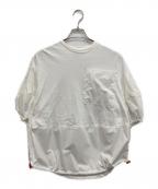 nagonstansナゴンスタンス）の古着「drawstring balloon t-shirt」｜ホワイト