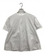 ENFOLDエンフォルド）の古着「UPPER-ARM HIDDEN T-SHIRT」｜ホワイト