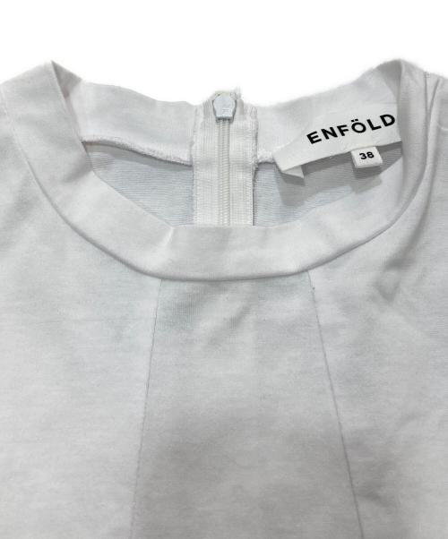 ENFOLD（エンフォルド）ENFOLD (エンフォルド) UPPER-ARM HIDDEN T-SHIRT ホワイト サイズ:SIZE38の古着・服飾アイテム