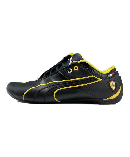 PUMA（プーマ）PUMA (プーマ) Ferrari (フェラーリ) ドライビングシューズ ブラック×イエロー サイズ:26cmの古着・服飾アイテム