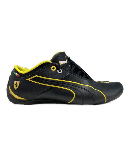 PUMA（プーマ）PUMA (プーマ) Ferrari (フェラーリ) ドライビングシューズ ブラック×イエロー サイズ:26cmの古着・服飾アイテム