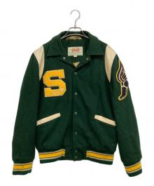 Schott（ショット）の古着「スタジャン」｜グリーン
