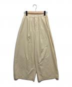 nagonstansナゴンスタンス）の古着「wide cocoon pants」｜ベージュ