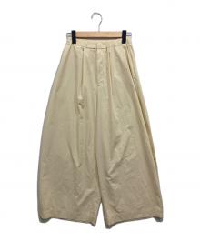 nagonstans（ナゴンスタンス）の古着「wide cocoon pants」｜ベージュ