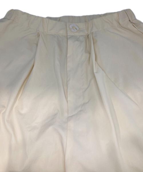 nagonstans（ナゴンスタンス）nagonstans (ナゴンスタンス) wide cocoon pants ベージュ サイズ:Sの古着・服飾アイテム