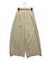nagonstans（ナゴンスタンス）の古着「wide cocoon pants」｜ベージュ