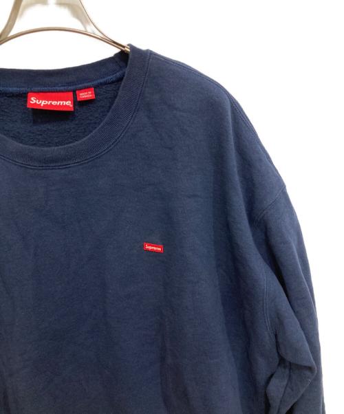 SUPREME（シュプリーム）Supreme (シュプリーム) Small Box Crewneck/スモールボックスロゴスウェット ネイビー サイズ:XLの古着・服飾アイテム