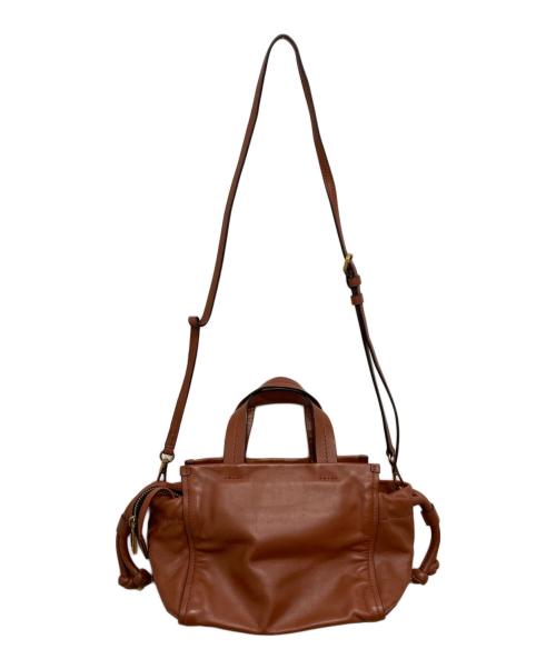 MARC JACOBS（マークジェイコブス）MARC JACOBS (マークジェイコブス) タイドアップズモールトート 2WAYバッグ ブラウンの古着・服飾アイテム