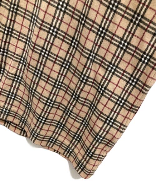 BURBERRY LONDON（バーバリーロンドン）BURBERRY LONDON (バーバリーロンドン) ノヴァチェックポロシャツ ベージュ サイズ:Lの古着・服飾アイテム