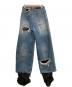 LOADINGROOM (ローディングルーム) Double denim track pants ブラック サイズ:１：12000円