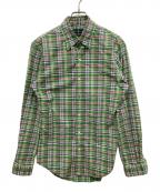 RALPH LAURENラルフローレン）の古着「チェックシャツ」｜グリーン