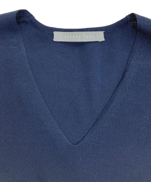 theory luxe（セオリーリュクス）theory luxe (セオリーリュクス) ノースリーブワンピース ネイビー サイズ:38の古着・服飾アイテム