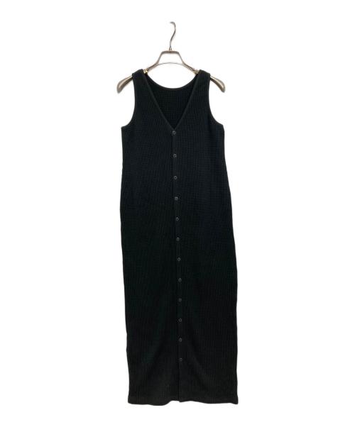 EQUALAND（イコーランド）equaland (イコーランド) ノースリーブワンピース ブラック サイズ:FREEの古着・服飾アイテム