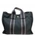 HERMES (エルメス) フールトゥPM/キャンバストートバッグ ブラック：10000円