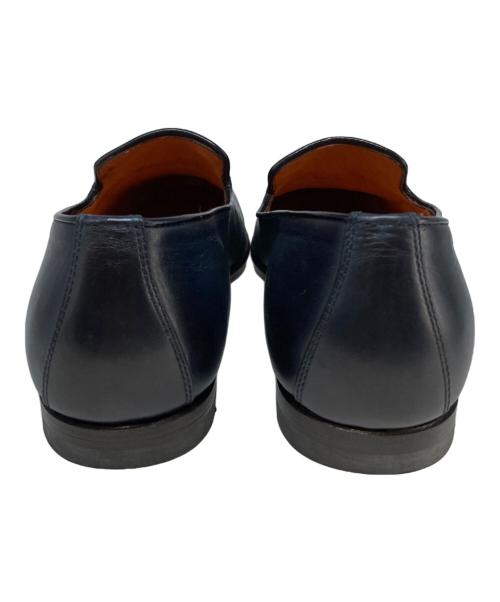 Santoni（サントーニ）Santoni (サントーニ) タッセルローファー ネイビー サイズ:24.5cmの古着・服飾アイテム