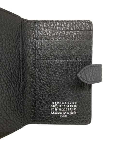 Maison Margiela11（メゾンマルジェラ11）Maison Margiela11 (メゾンマルジェラ11) 4ステッチジップウォレット ブラックの古着・服飾アイテム