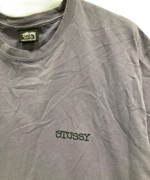 stussy（ステューシー）stussy (ステューシー) ロゴTシャツ パープル サイズ:XLの古着・服飾アイテム