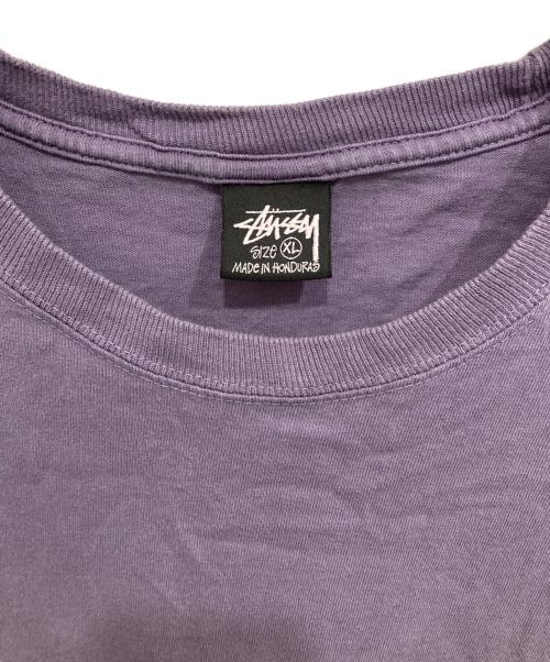stussy（ステューシー）stussy (ステューシー) ロゴTシャツ パープル サイズ:XLの古着・服飾アイテム