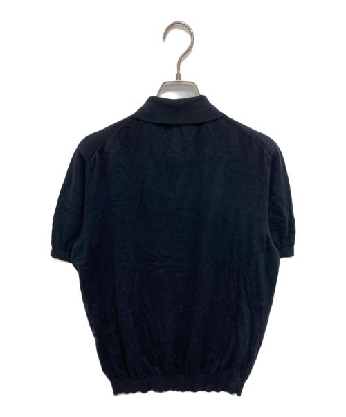 Drumohr（ドルモア）Drumohr (ドルモア) コットンニットポロシャツ ネイビー サイズ:48の古着・服飾アイテム