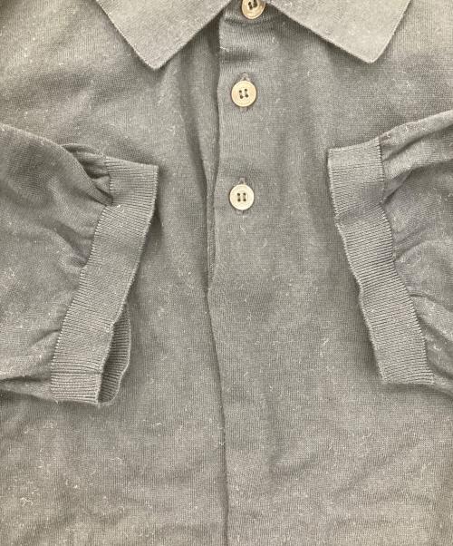 Drumohr（ドルモア）Drumohr (ドルモア) コットンニットポロシャツ ネイビー サイズ:48の古着・服飾アイテム