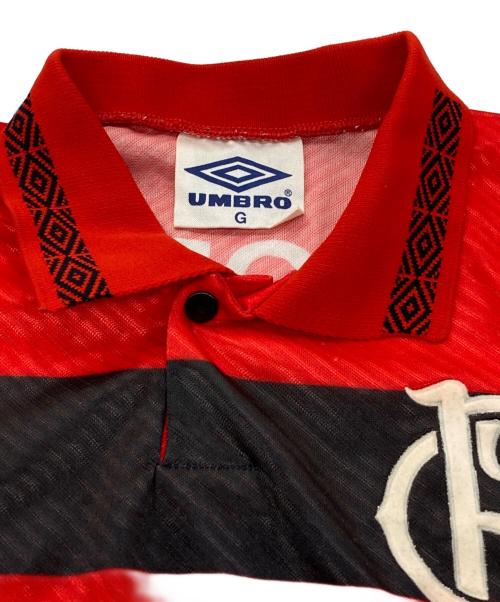 UMBRO（アンブロ）UMBRO (アンブロ) 90’sゲームシャツ レッド サイズ:不明の古着・服飾アイテム