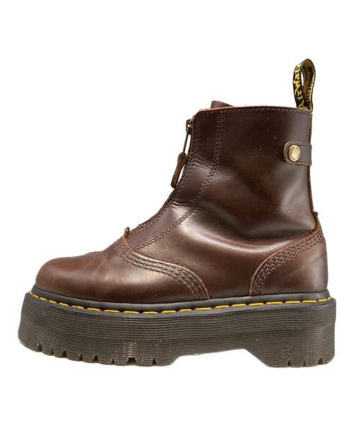 Dr.Martens（ドクターマーチン）Dr.Martens (ドクターマーチン) JETTA/センタージップブーツ ブラウン サイズ:SIZE36の古着・服飾アイテム