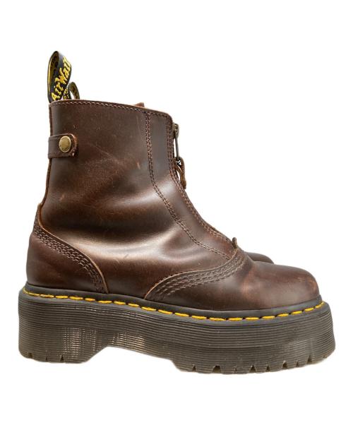 Dr.Martens（ドクターマーチン）Dr.Martens (ドクターマーチン) JETTA/センタージップブーツ ブラウン サイズ:SIZE36の古着・服飾アイテム