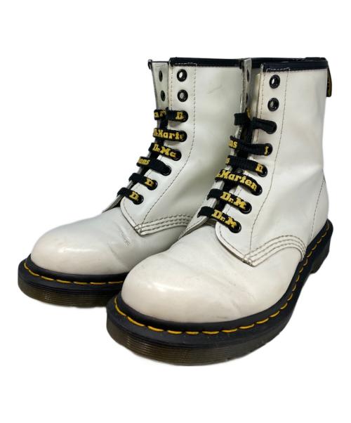 Dr.Martens（ドクターマーチン）Dr.Martens (ドクターマーチン) 8ホールブーツ ホワイト サイズ:SIZE37の古着・服飾アイテム