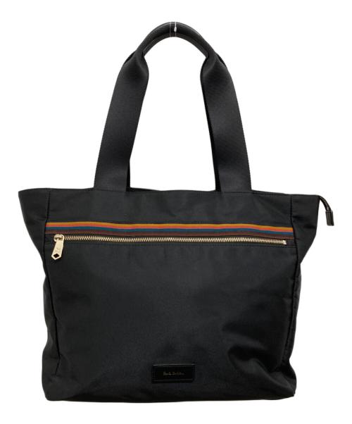 PAUL SMITH（ポールスミス）PAUL SMITH (ポールスミス) ナイロントートバッグ ブラックの古着・服飾アイテム