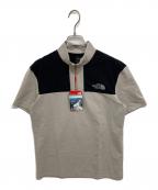 THE NORTH FACEザ ノース フェイス）の古着「ハーフジップカットソー」｜ベージュ