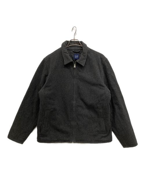GAP（ギャップ）GAP (ギャップ) ウールジップジャケット グレー サイズ:Lの古着・服飾アイテム