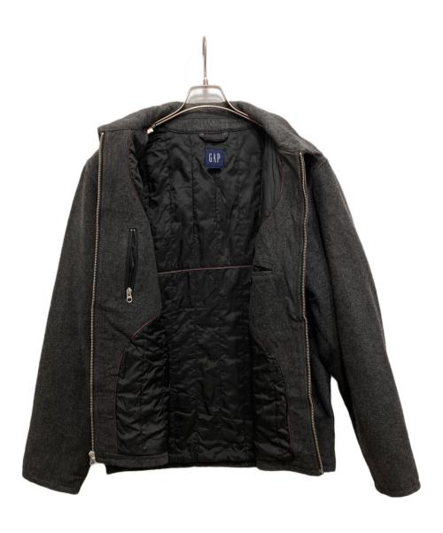 GAP（ギャップ）GAP (ギャップ) ウールジップジャケット グレー サイズ:Lの古着・服飾アイテム