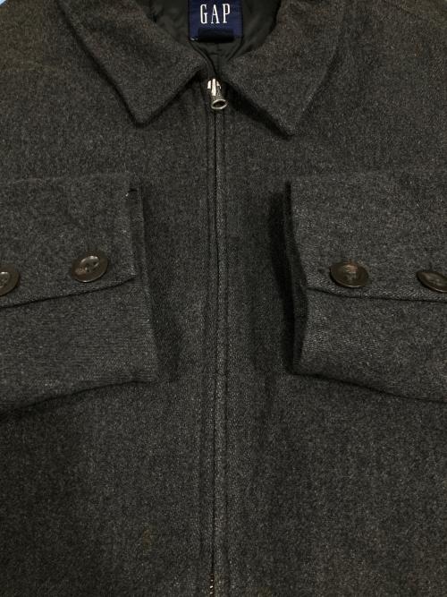 GAP（ギャップ）GAP (ギャップ) ウールジップジャケット グレー サイズ:Lの古着・服飾アイテム