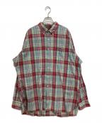 RALPH LAURENラルフローレン）の古着「チェックシャツ」｜レッド
