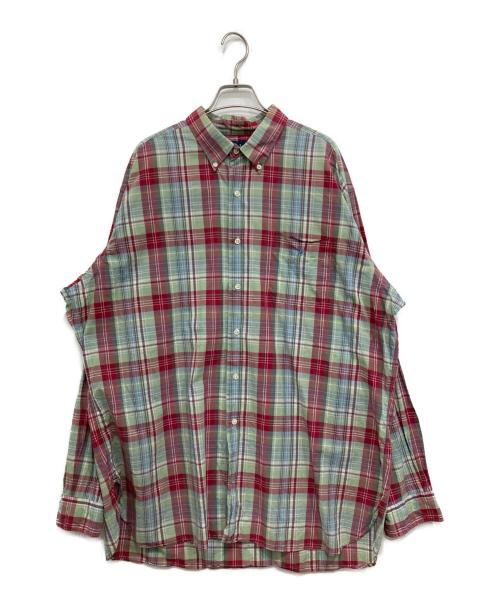 RALPH LAUREN（ラルフローレン）RALPH LAUREN (ラルフローレン) チェックシャツ レッド サイズ:XLの古着・服飾アイテム