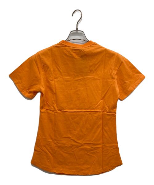 DSQUARED2（ディースクエアード）DSQUARED2 (ディースクエアード) プリントTシャツ オレンジ サイズ:L 未使用品の古着・服飾アイテム