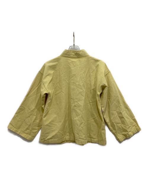 CITYSHOP（シティショップ）CITYSHOP (シティショップ) 鄭惠中 FUJIN TREE チャイナシャツジャケット イエロー サイズ:Sの古着・服飾アイテム