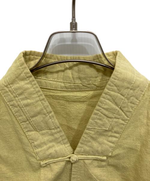 CITYSHOP（シティショップ）CITYSHOP (シティショップ) 鄭惠中 FUJIN TREE チャイナシャツジャケット イエロー サイズ:Sの古着・服飾アイテム