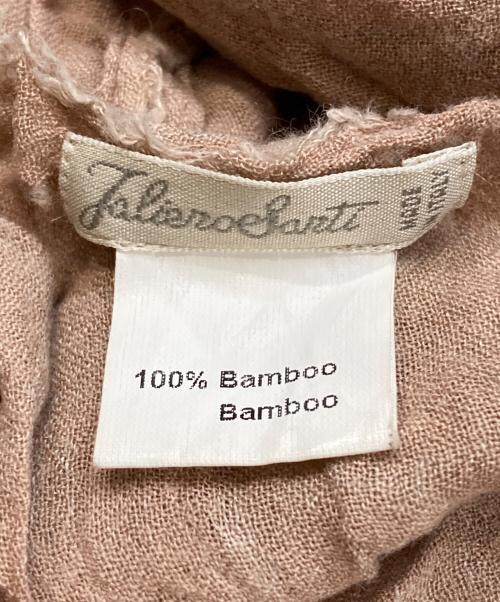 FALIERO SARTI（ファリエロサルティ）Faliero Sarti (ファリエロサルティ) バンブー大判ストール ベージュの古着・服飾アイテム