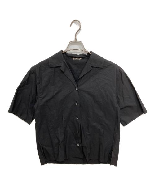 AURALEE（オーラリー）AURALEE (オーラリー) SELVEDGE WEATHER CLOTH/半袖シャツ ブラック サイズ:1の古着・服飾アイテム