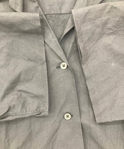 AURALEE（オーラリー）AURALEE (オーラリー) SELVEDGE WEATHER CLOTH/半袖シャツ ブラック サイズ:1の古着・服飾アイテム
