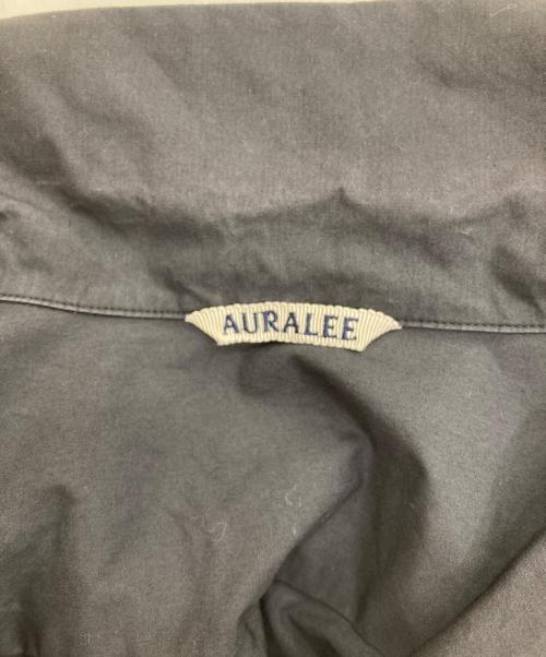 AURALEE（オーラリー）AURALEE (オーラリー) SELVEDGE WEATHER CLOTH/半袖シャツ ブラック サイズ:1の古着・服飾アイテム